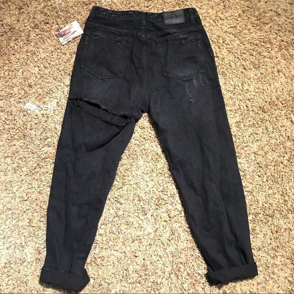 Unif x Urban Outfitters Twerk Jeans Black Sz 27 - Picture 4 of 7